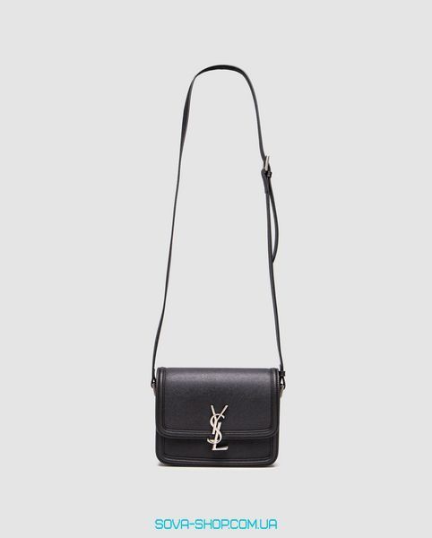 Женская сумка Yves Saint Laurent Solferino Black Matte/Silver Premium фото
