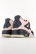 Жіночі баскетбольні кросівки Nike Air Jordan 4 Retro Pink Black re-5597 фото 4