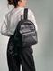 Женский рюкзак Prada Saffiano Leather Bag Black Premium re-10738 фото 3