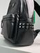 Жіночий рюкзак Prada Saffiano Leather Bag Black Premium re-10738 фото 8