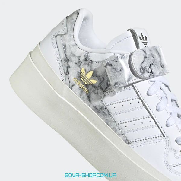 Оригінальні жіночі кросівки Adidas Forum Bonega White GY1541 фото