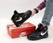 Зимові чоловічі кросівки (хутро) Air Force 1 High Utility Black (GS) Nike re-8760 фото 2
