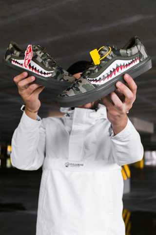 Old skool best sale bape vans