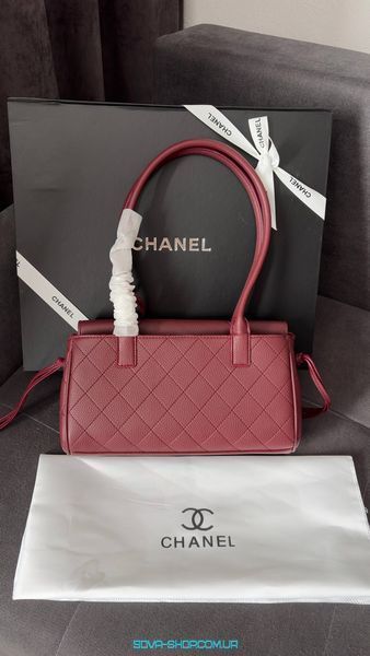 Женская сумка Chanel Urban Essentials Shopping Bag Bordo Premium фото