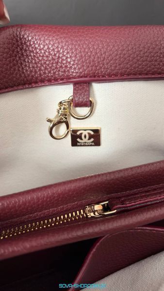 Женская сумка Chanel Urban Essentials Shopping Bag Bordo Premium фото