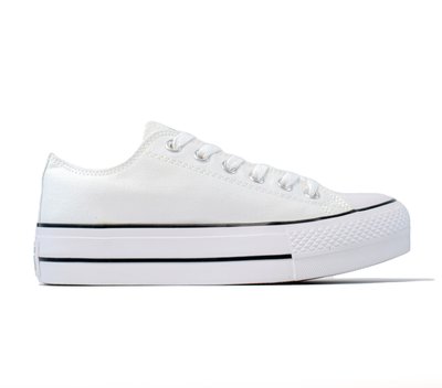 Жіночі кросівки Converse All Star Platform White фото