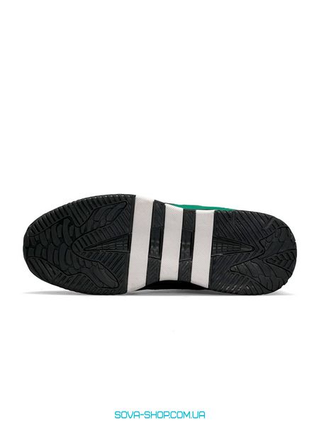 Мужские зимние кроссовки Adidas Originals Niteball Men’s Black Green White Fur фото