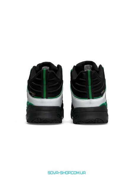 Чоловічі зимові кросівки Adidas Originals Niteball Men’s Black Green White Fur фото