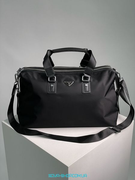Унісекс сумка Prada Re-Nylon and Saffiano Leather Duffle Bag Premium фото