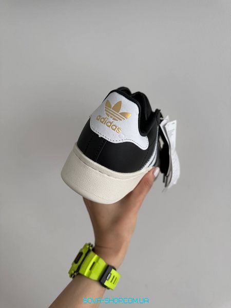 Жіночі кросівки Adidas Superstar 2W Black White Sole фото