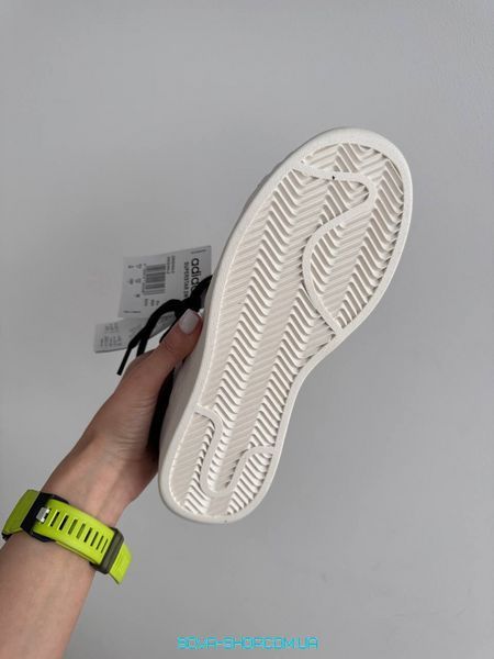 Жіночі кросівки Adidas Superstar 2W Black White Sole фото
