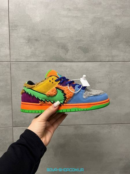 Жіночі та чоловічі баскетбольні кросівки Nike SB Dunk Low Grateful Dead Bears Multi фото