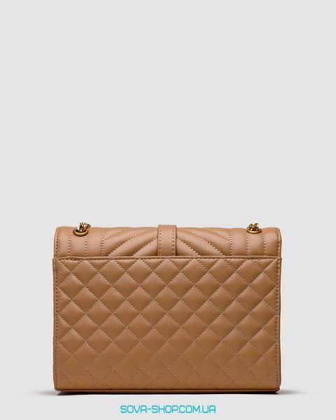 Жіноча сумка Yves Saint Laurent Envelope Medium In Quilted Leather Beige Premium фото