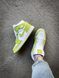 Мужские и женские кроссовки Air Jordan 1 Mid "Green Python" Nike re-8742 фото 7