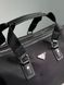 Унісекс сумка Prada Re-Nylon and Saffiano Leather Duffle Bag Premium re-10739 фото 3