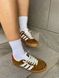 Жіночі кросівки Adidas Gucci x Gazelle Caramel re-9308 фото 16