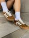 Жіночі кросівки Adidas Gucci x Gazelle Caramel re-9308 фото 12