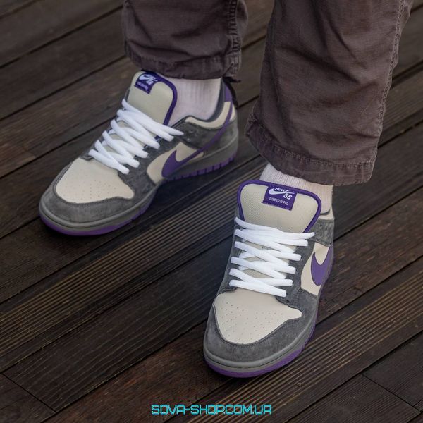 Чоловічі баскетбольні кросівки Nike SB Dunk Low “Purple Pegion” фото