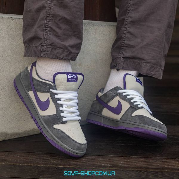 Чоловічі баскетбольні кросівки Nike SB Dunk Low “Purple Pegion” фото