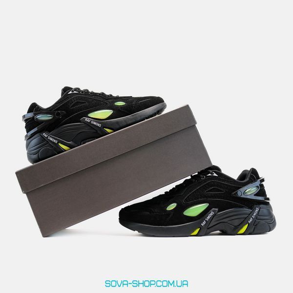 Мужские кроссовки Adidas x Raf Simons Cylon-21 Black Yellow (Original Box) фото