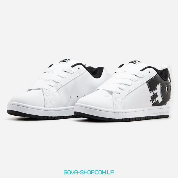 Чоловічі кросівки DC Shoes White Black фото