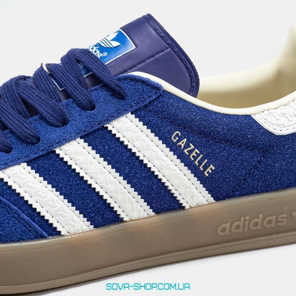 Жіночі кросівки Adidas Gazelle Indoor Blue White Gum фото