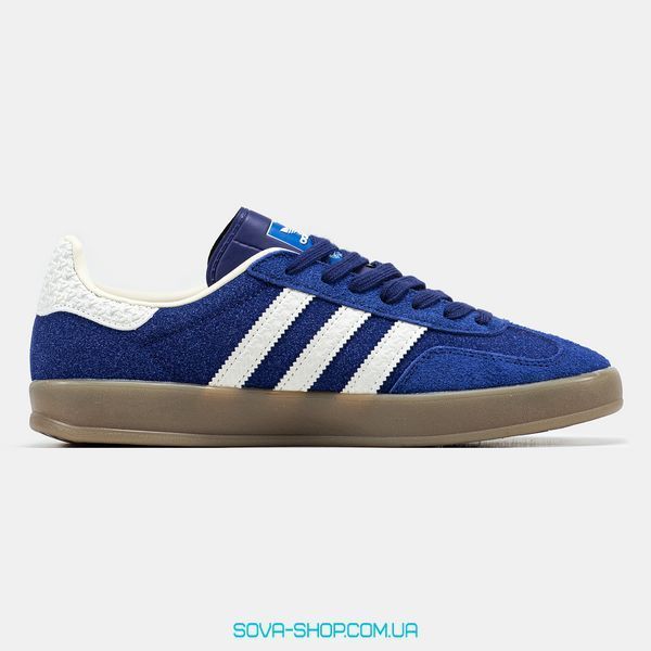 Жіночі кросівки Adidas Gazelle Indoor Blue White Gum фото