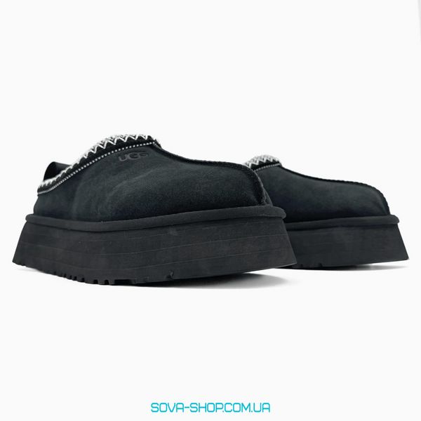 Жіночі зимові ботинки UGG Tasman Platform Black PREMIUM фото