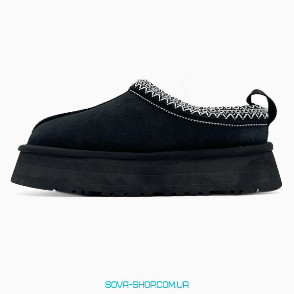 Жіночі зимові ботинки UGG Tasman Platform Black PREMIUM фото