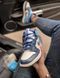 Жіночі баскетбольні кросівки Jordan 1 Retro High Patent Blue toe Nike 3034m00 фото 2