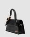 Жіноча сумка Jacquemus Le Chiquito Long Boucle Black Premium re-11495 фото 3