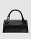 Жіноча сумка Jacquemus Le Chiquito Long Boucle Black Premium re-11495 фото 2