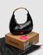 Жіноча сумка Pinko Mini Brioche Bag Hobo Black Premium re-11434 фото 1