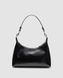 Женская сумка Coach Juliet Shoulder Bag in Glazed Leather Black/Silver Premium re-129002 фото 3