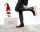 Зимові жіночі черевики з хутром Bottega Veneta High Black Pink 13051 re-5423 фото 12