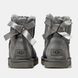 Жіночі зимові ботинки UGG Classic Mini Bailey Bow Grey Premium re-9590 фото 5