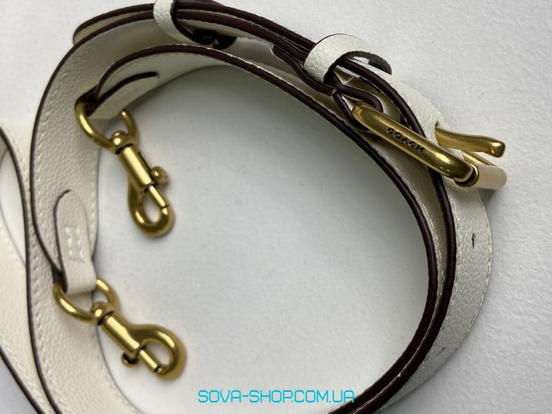 Жіноча сумка Coach Tabby Shoulder Bag 26 Brass/Chalk Premium фото